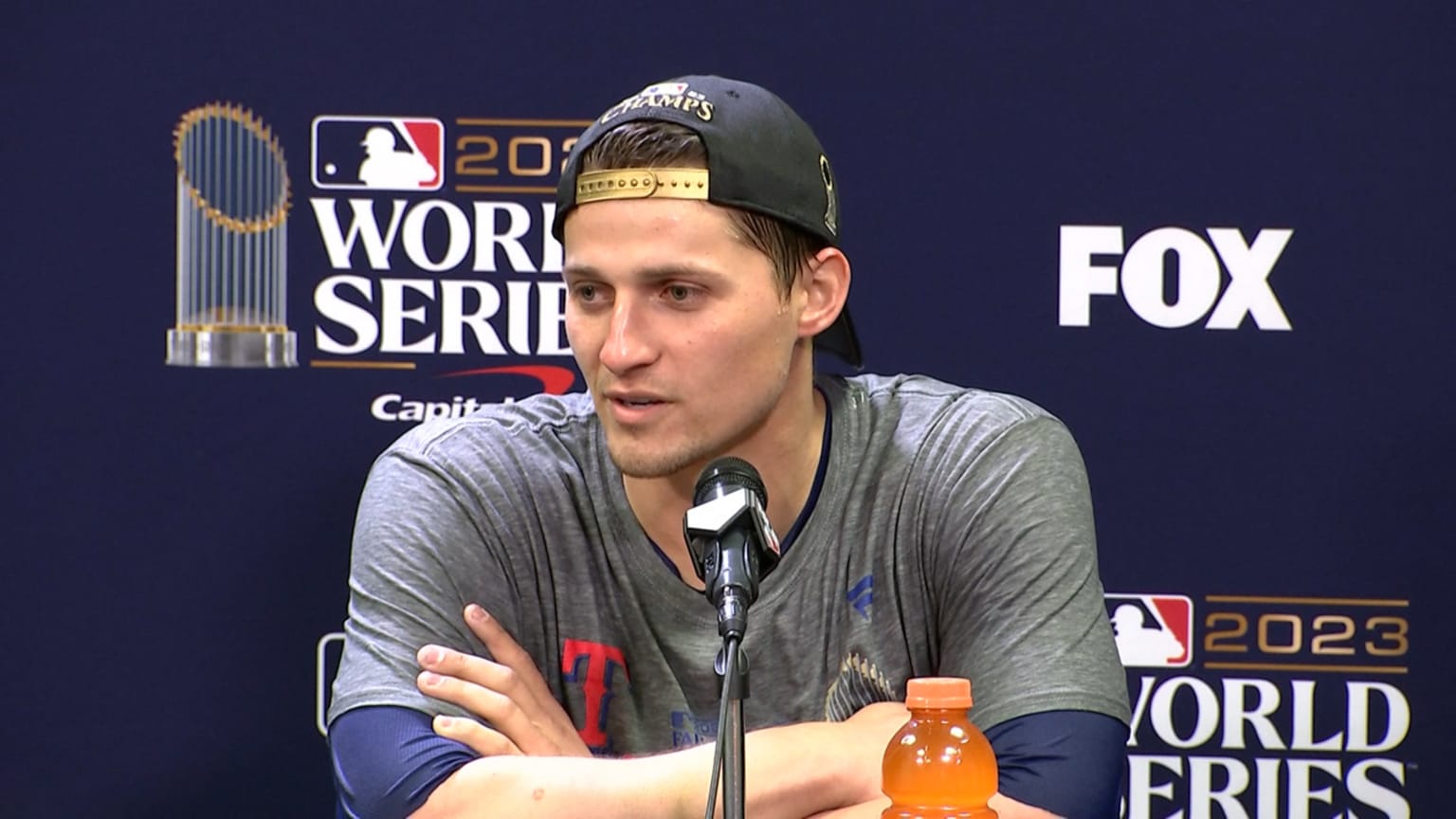The Rangers speak to the media | 11/02/2023 | Texas Rangers