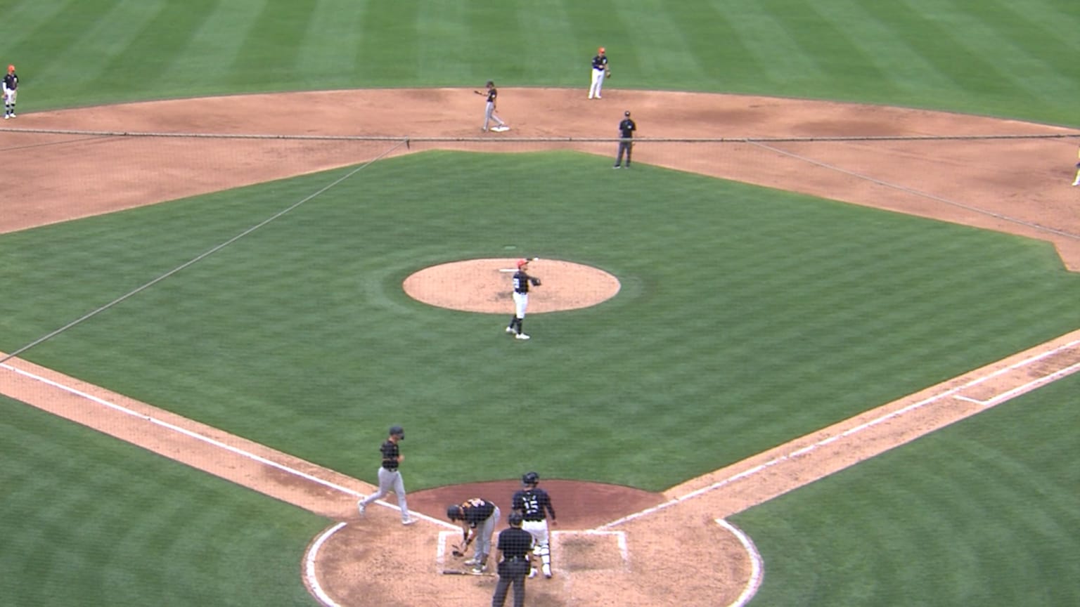 Henry Davis draws a basesloaded walk 03/02/2024 Pittsburgh Pirates