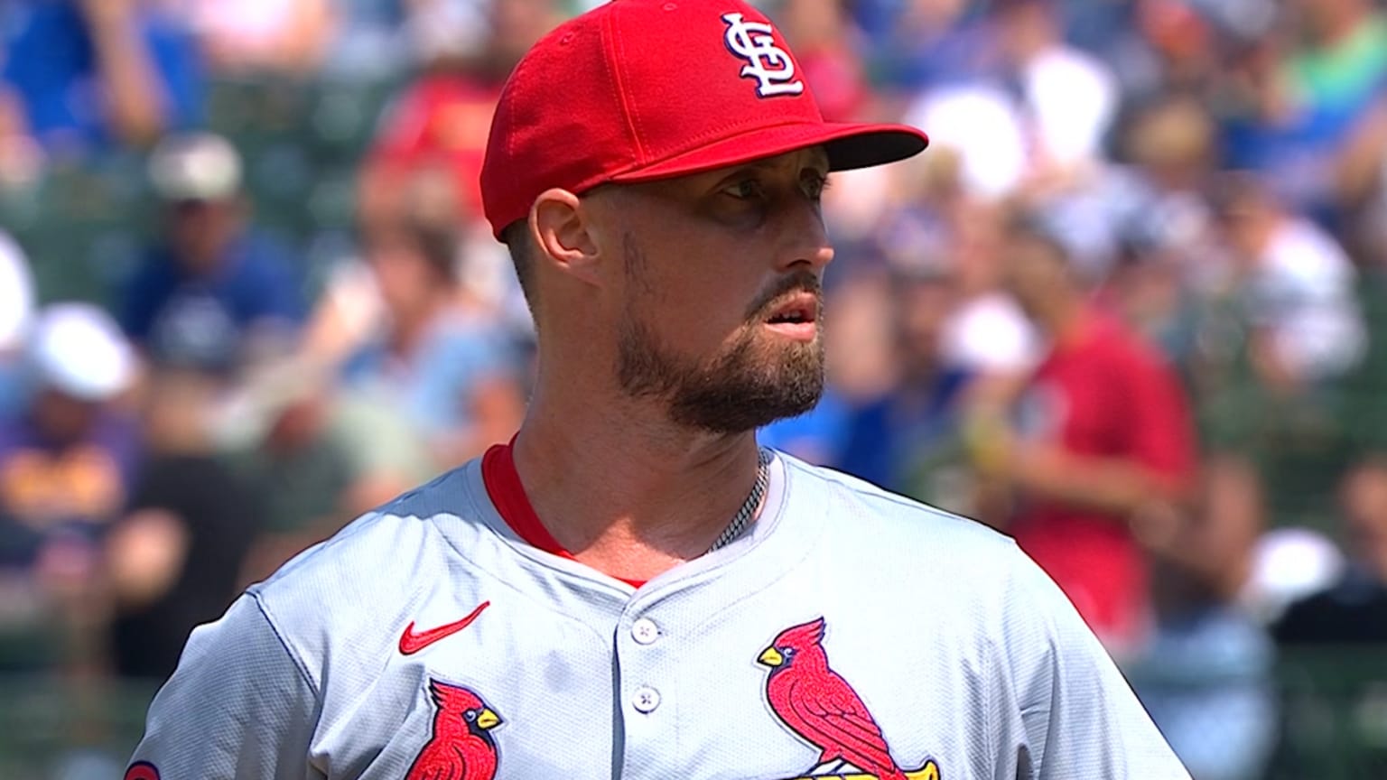 Shawn Armstrong's first Cardinals strikeout 08/02/2025 Texas Rangers