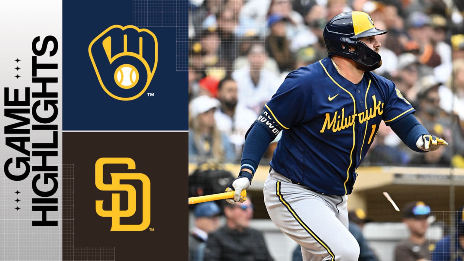 Brewers vs. Padres Highlights 04/16/2023 Milwaukee Brewers