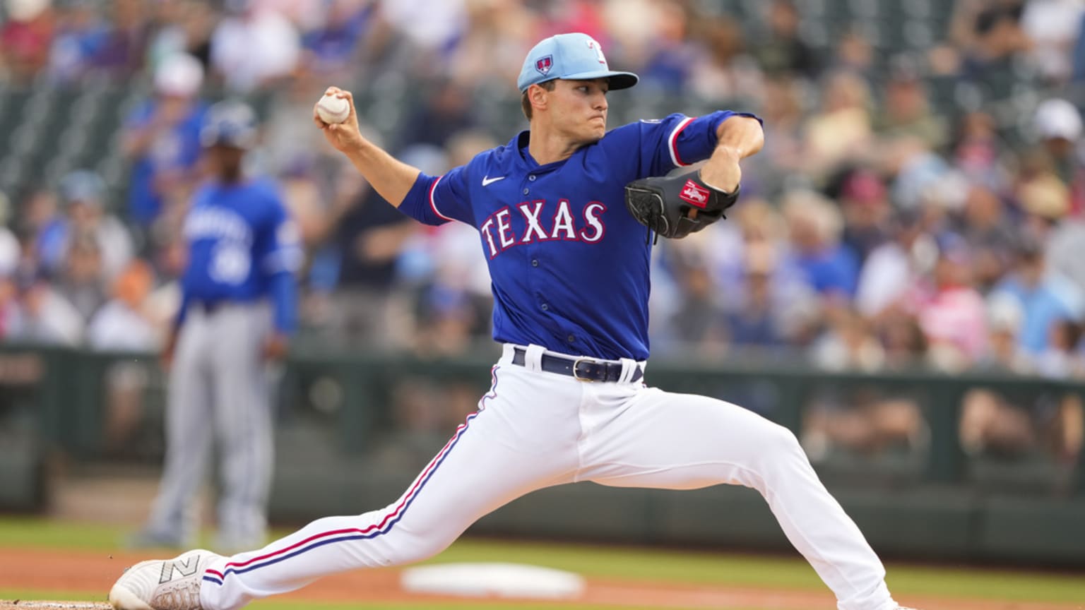 Jack Leiter strikes out Bobby Witt Jr. | 03/08/2024 | Texas Rangers