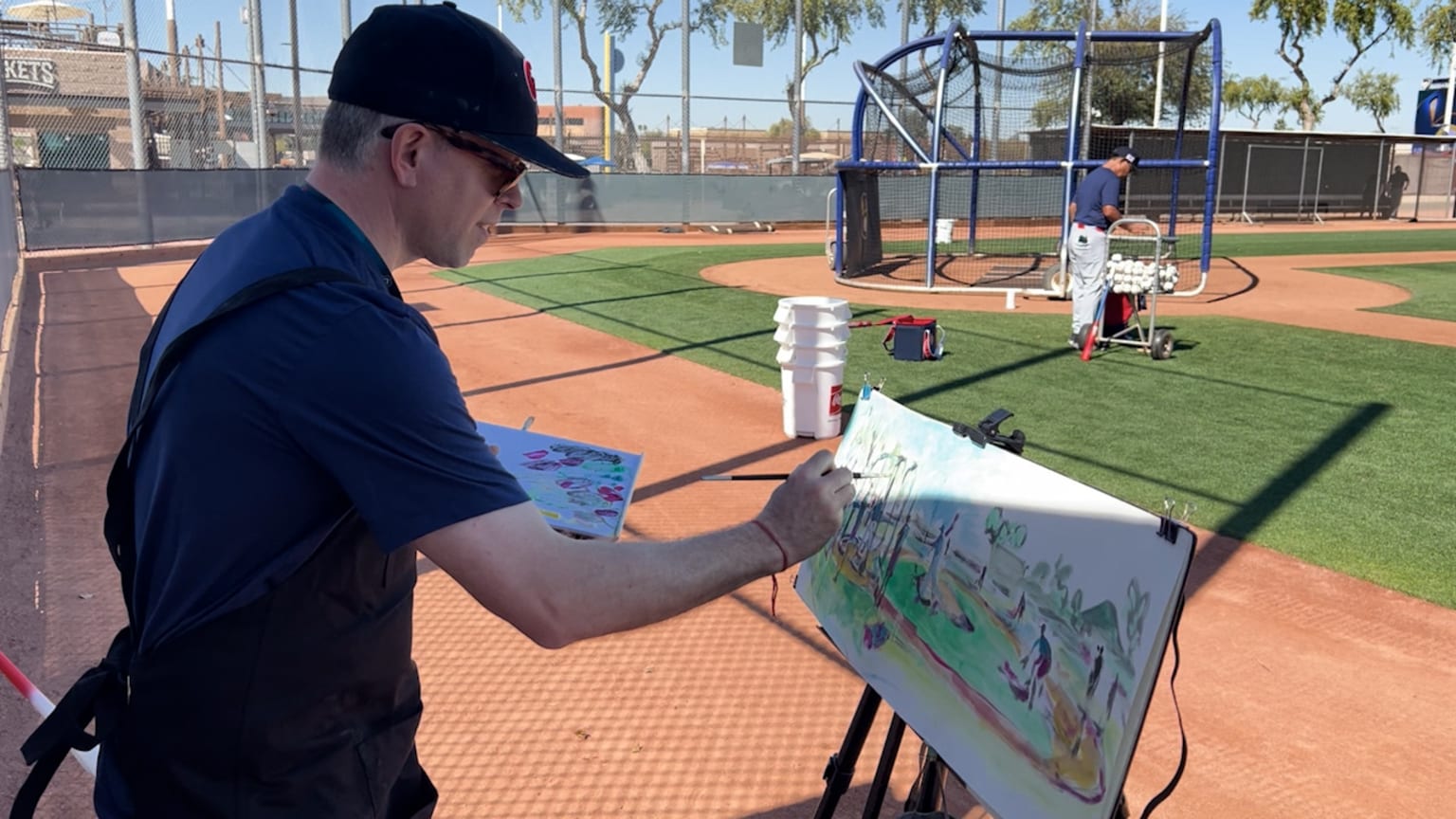 Andy Brown talks his career painting baseball | 03/03/2026 | MLB.com