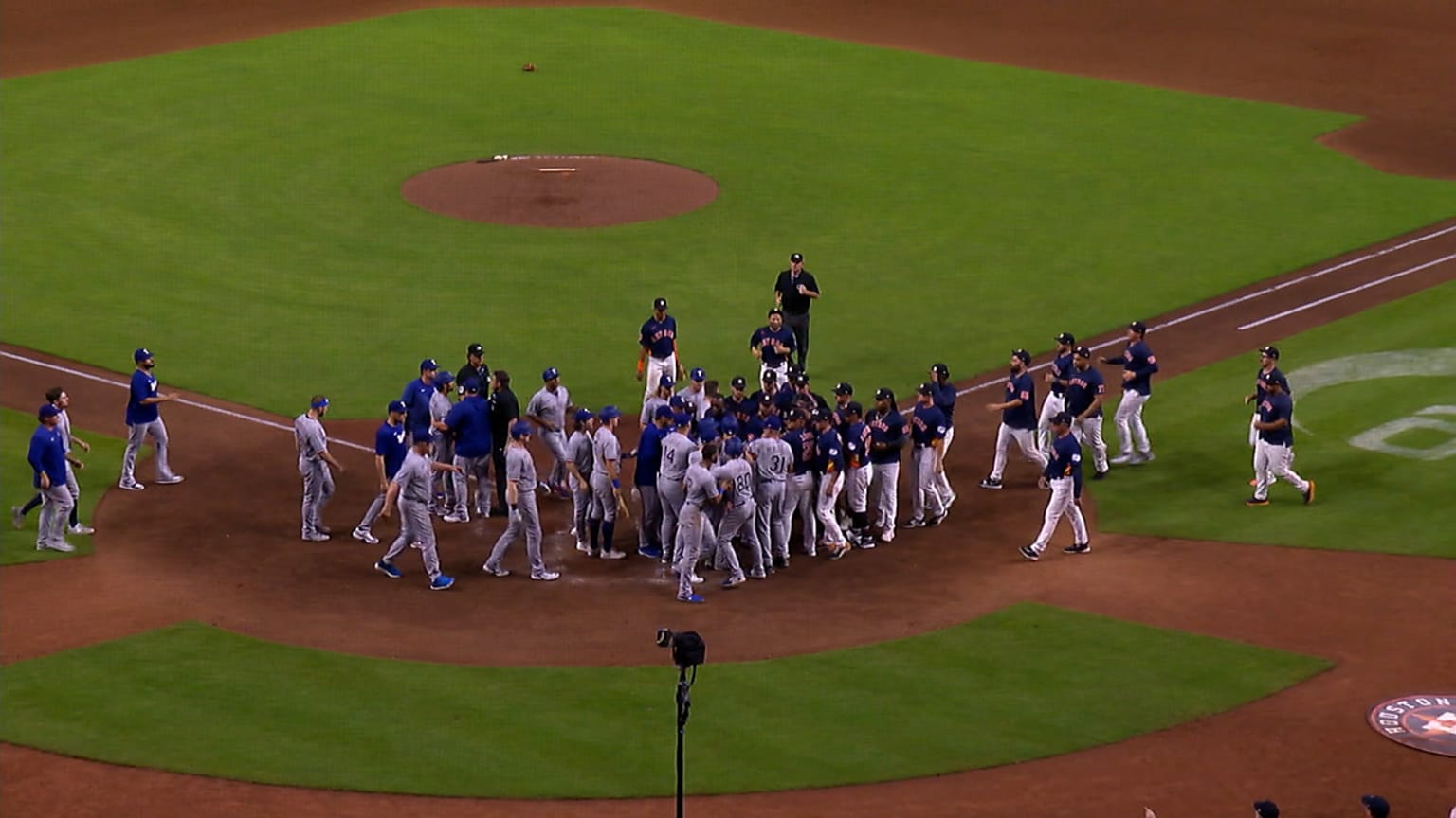 Benches clear in Houston 07/26/2023 Houston Astros