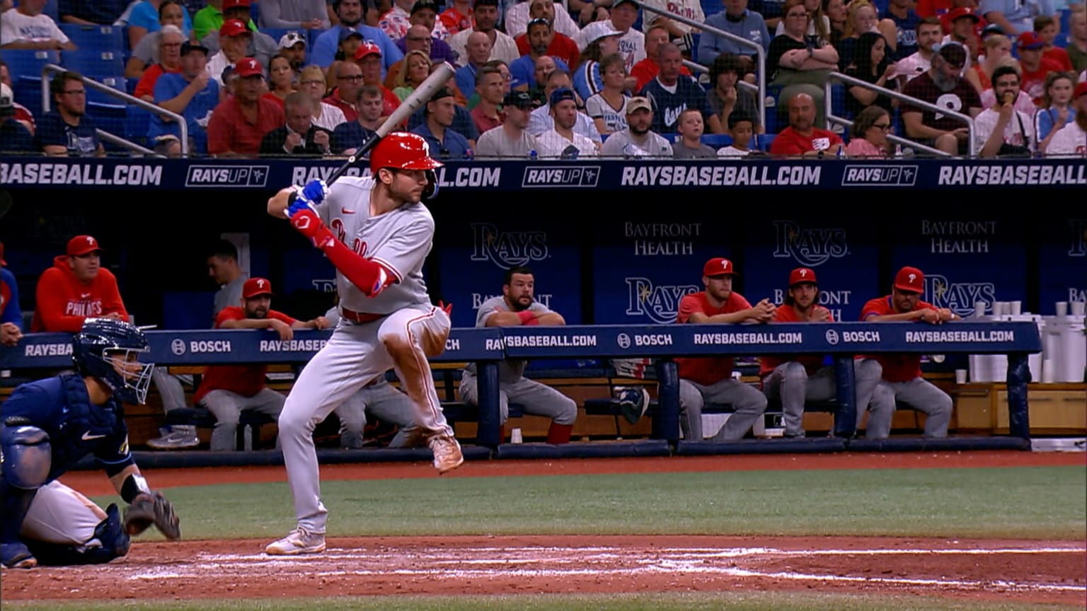 Trea Turner smashes a homer off the foul pole | 07/05/2023 | MLB.com