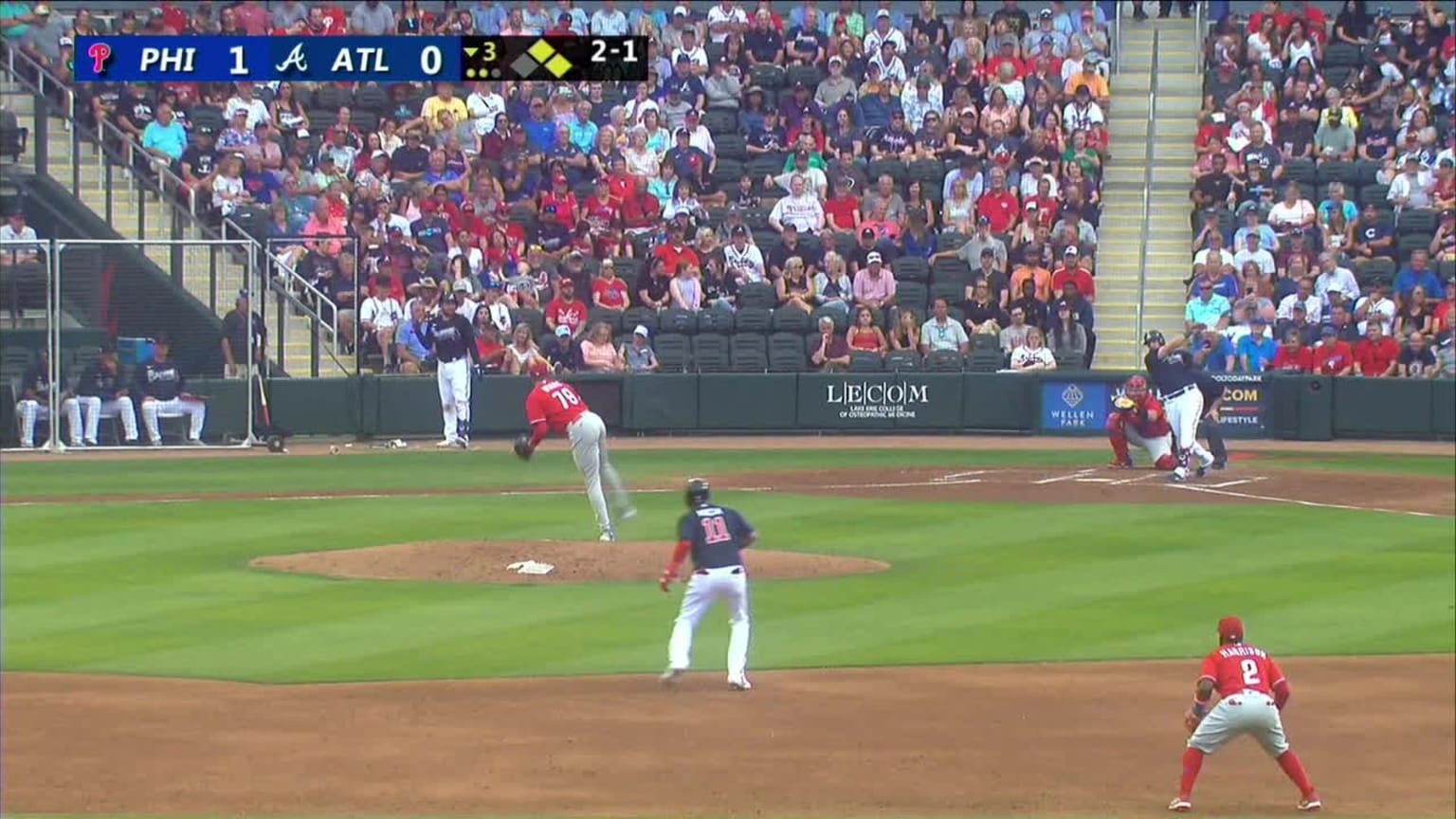 Austin Riley's RBI double, 05/17/2023