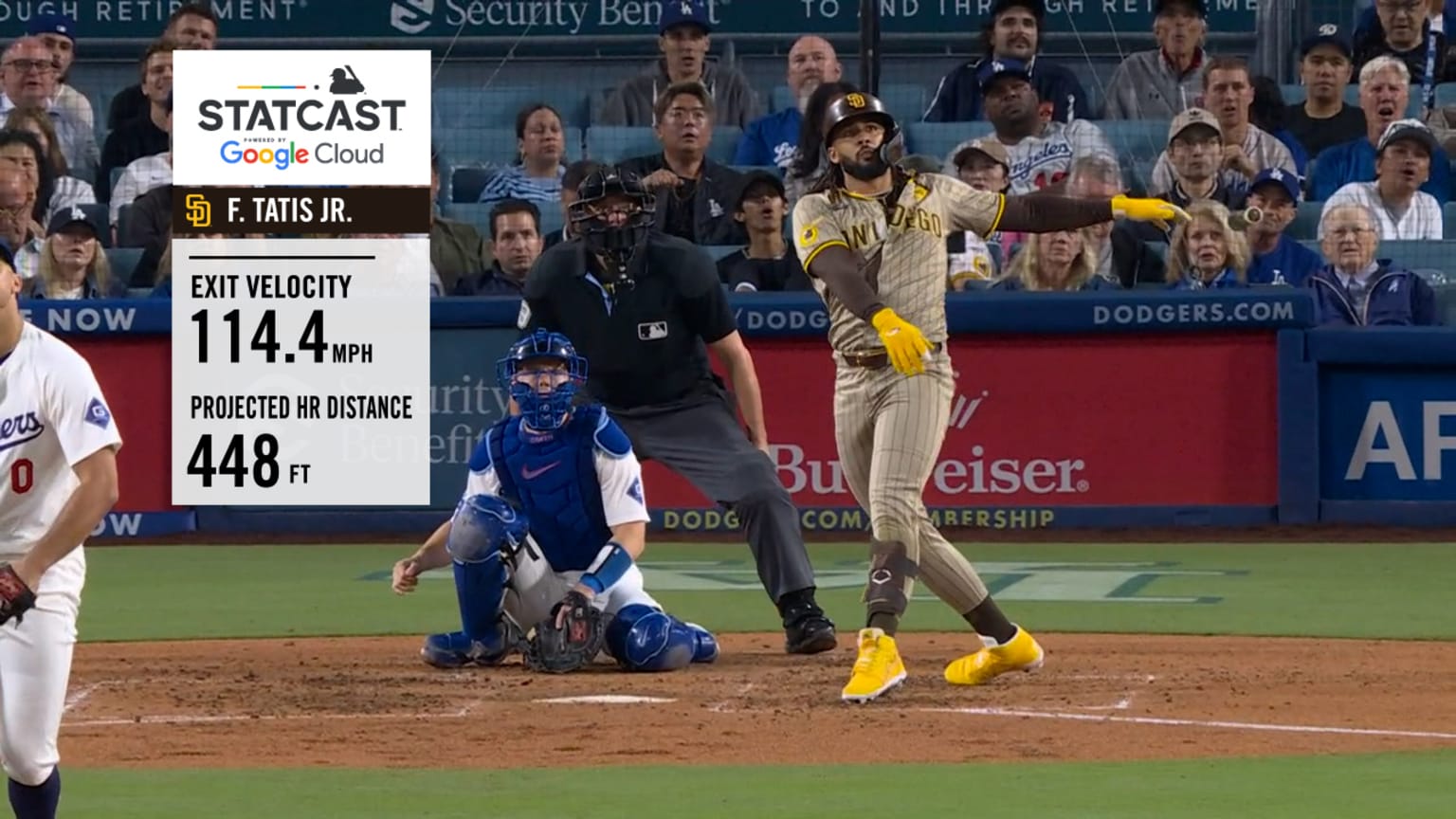 Fernando Tatis Jr.'s 448-foot, 114.4 mph home run