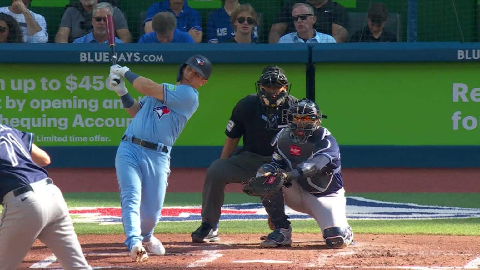 Daulton Varsho details first home run as a Blue Jay, outfield