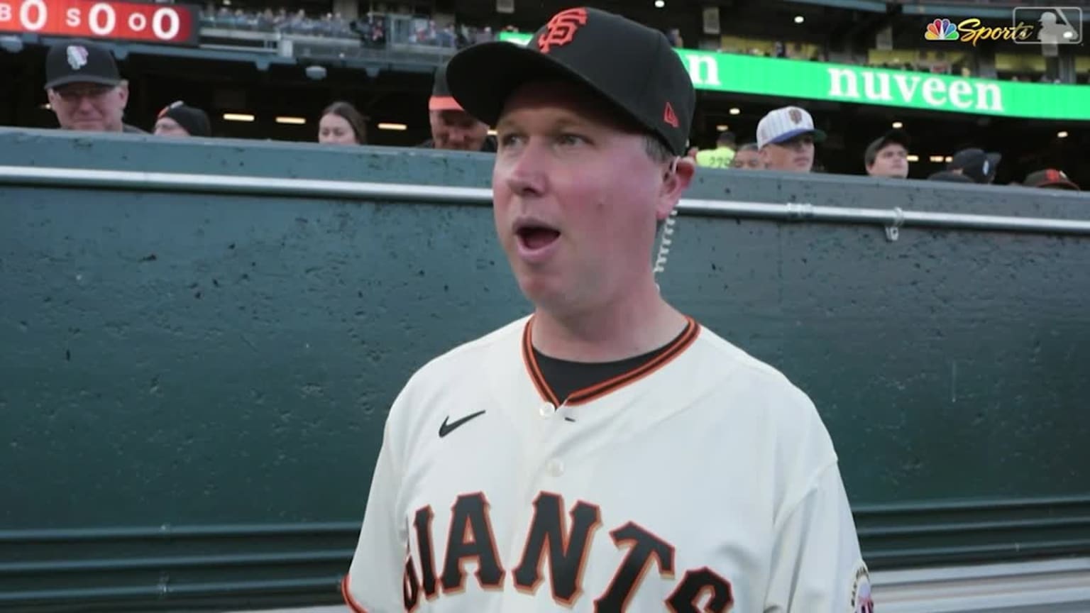 Dave Flemming hustles in Giants ball boy adventure 08/14/2023 San