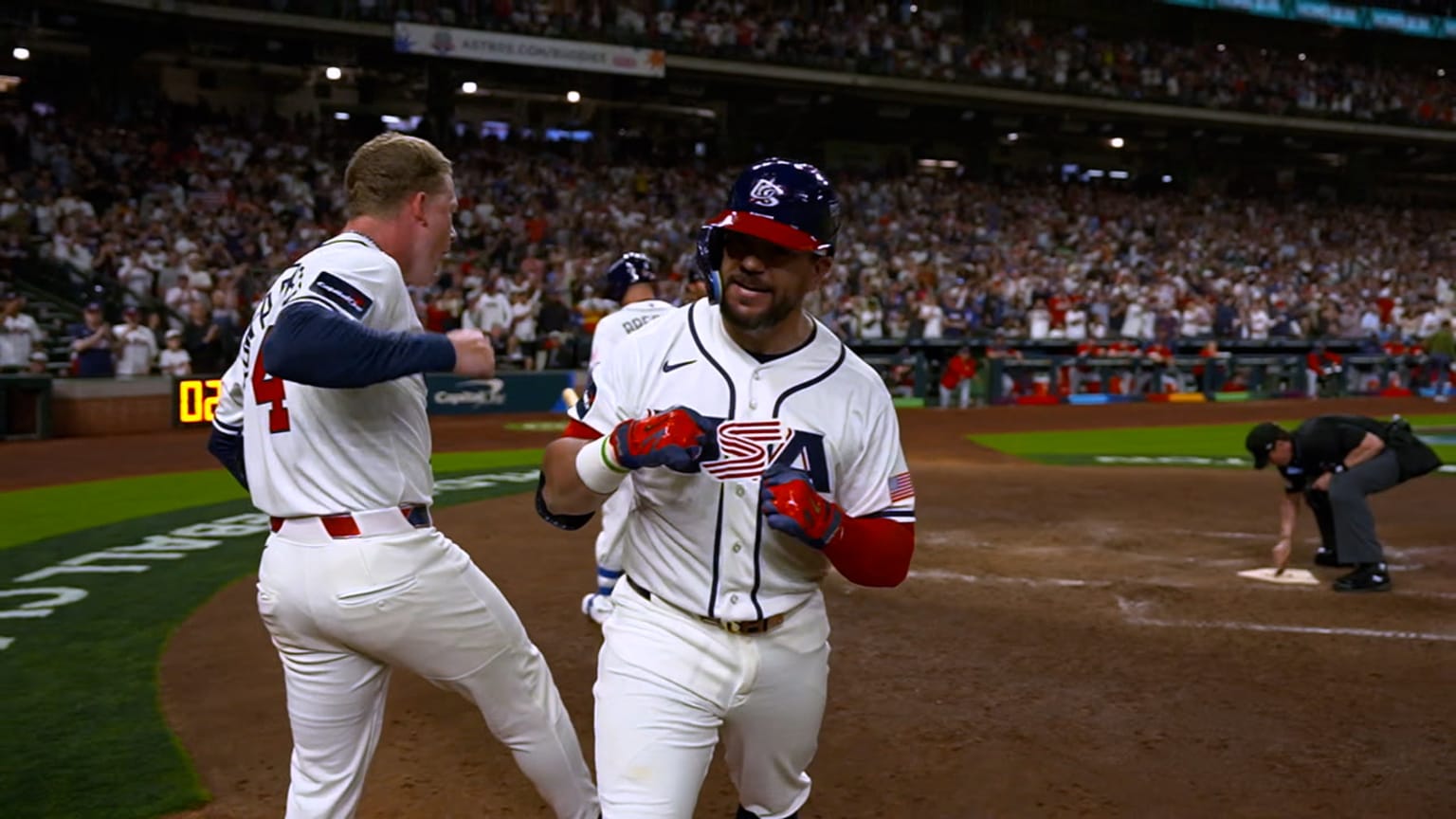 アメリカ代表シュワーバー、勝ち越し2ラン | 03/07/2026 | MLB Japan