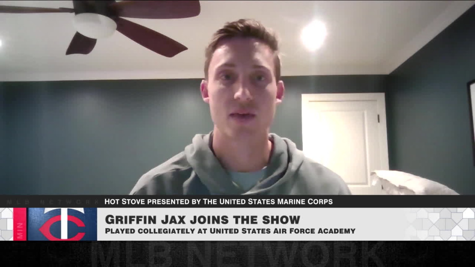 Griffin Jax discusses his military service 11/11/2024 Minnesota Twins