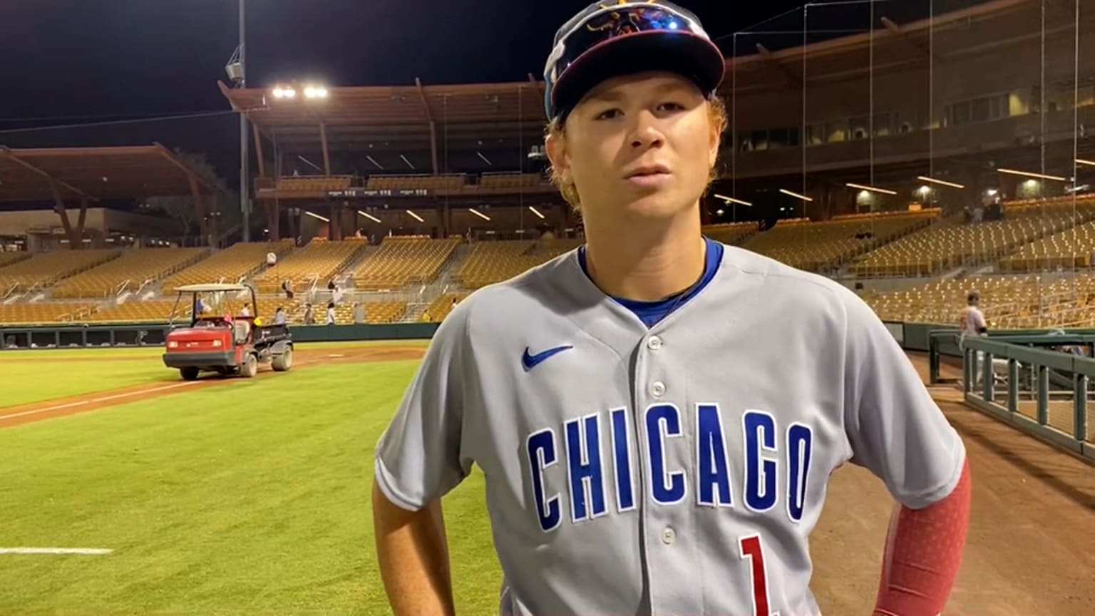 James Triantos on his big night 10/27/2023 Chicago Cubs