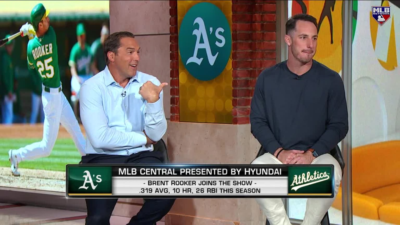 Brent Rooker talks about his path to the big leagues 09/05/2023 Los
