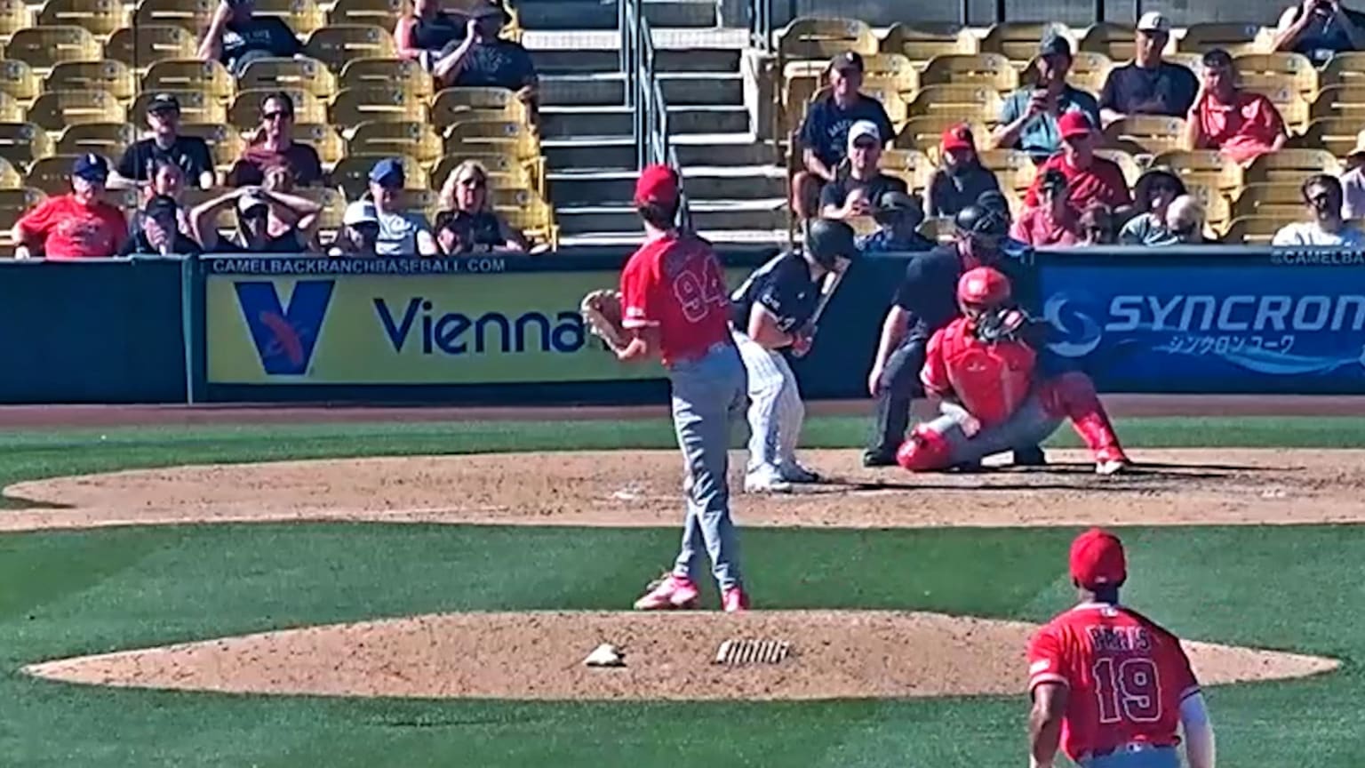 Tyler Bremner K's Andrew Benintendi | 03/11/2026 | Los Angeles Angels