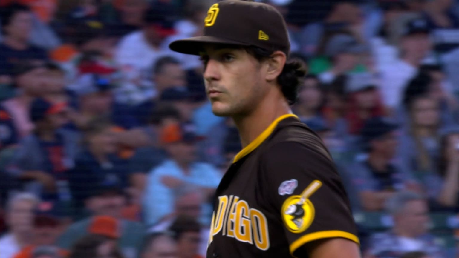 Jackson Wolf's first MLB strikeout 07/22/2023 San Diego Padres