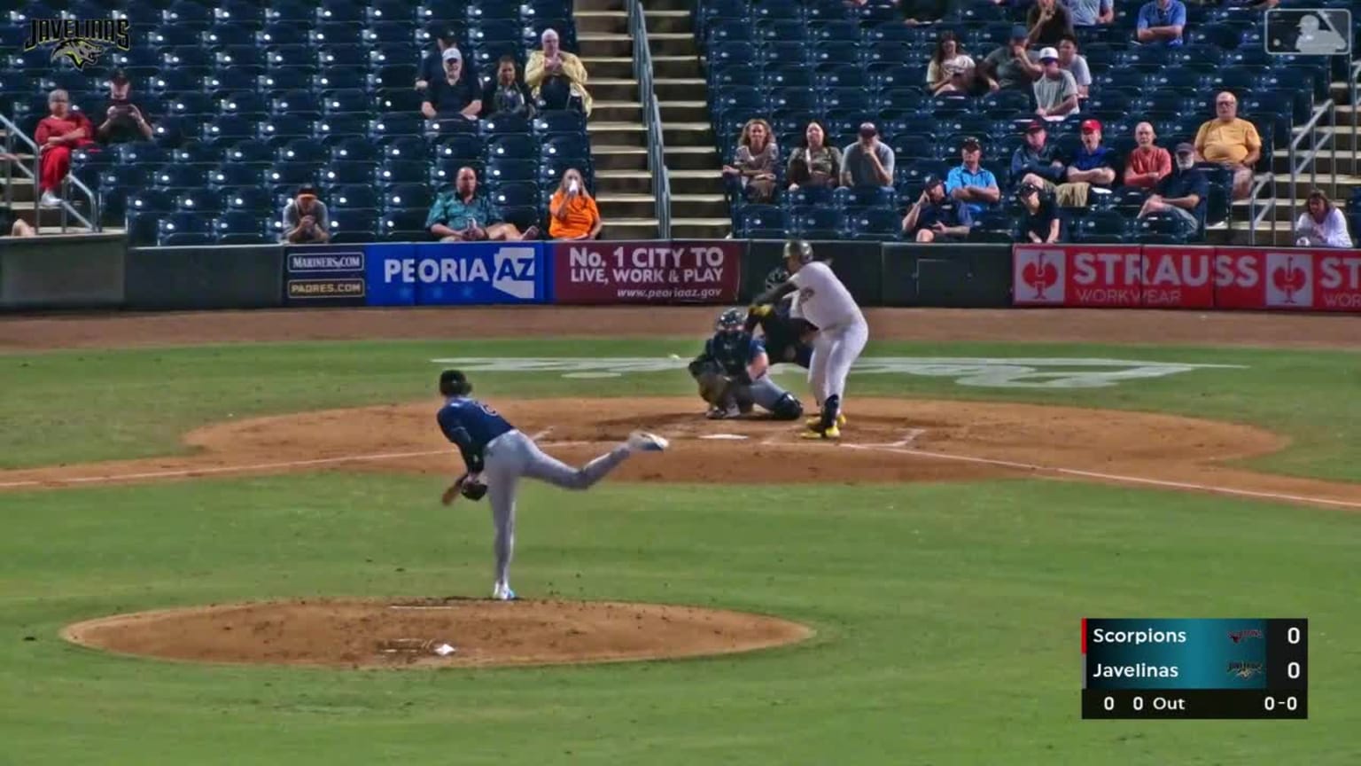 Ty Harvey singles on a ground ball to third baseman John Peck. Justin ...