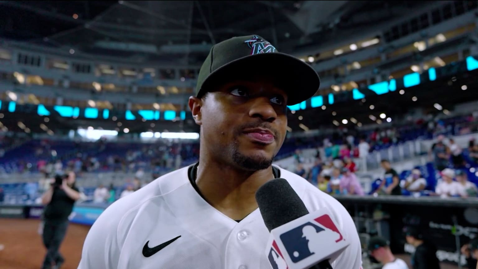 Xavier Edwards on Max Meyer's pitching performance | 05/02/2026 | Miami ...
