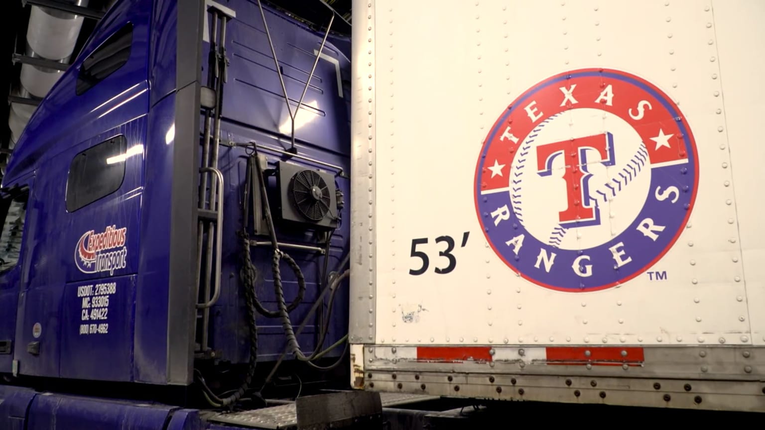 Rangers send truck to Arizona for Spring Training | 02/03/2023 | Texas ...