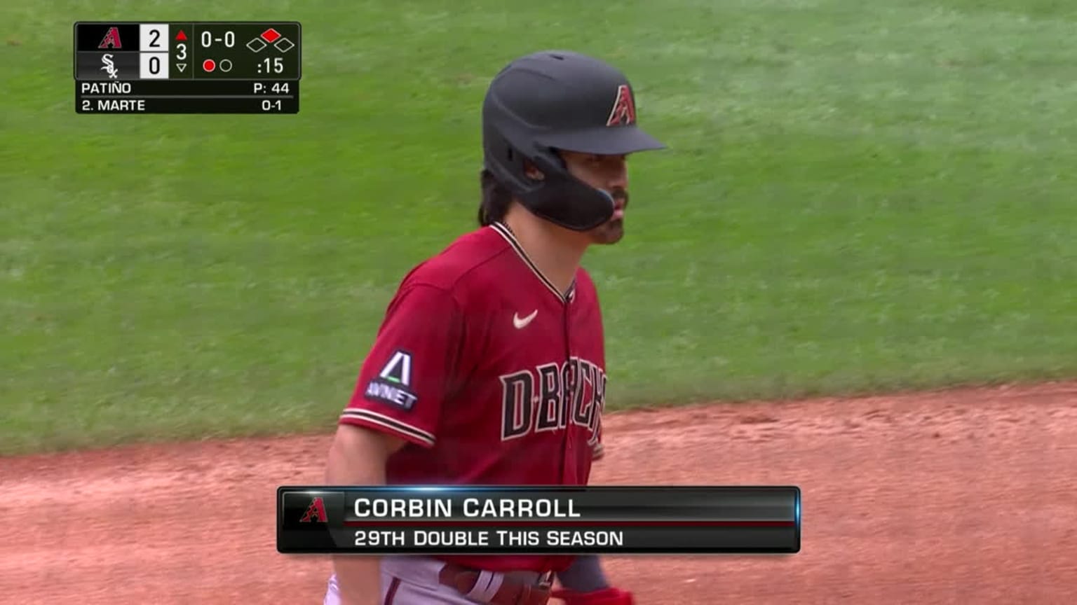 Watch: D-backs' Corbin Carroll hits go-ahead 2-run double in MLB debut