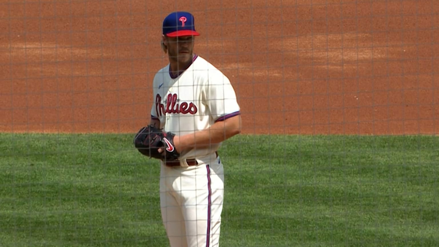 Philadelphia Phillies' Noah Syndergaard plays during a baseball