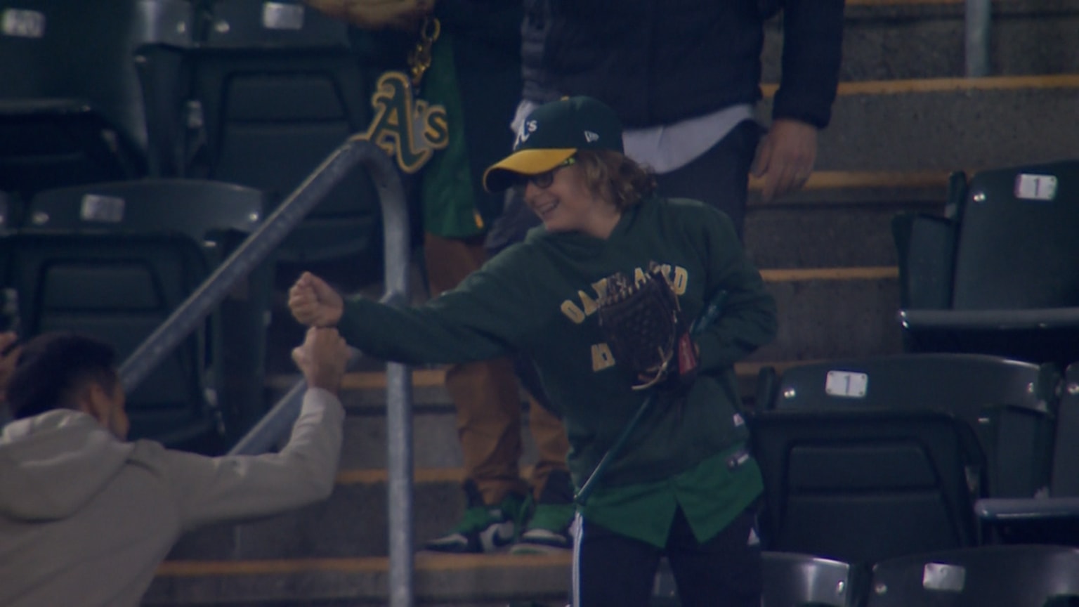 Oakland A's fans keep making totally insane catches at MLB games