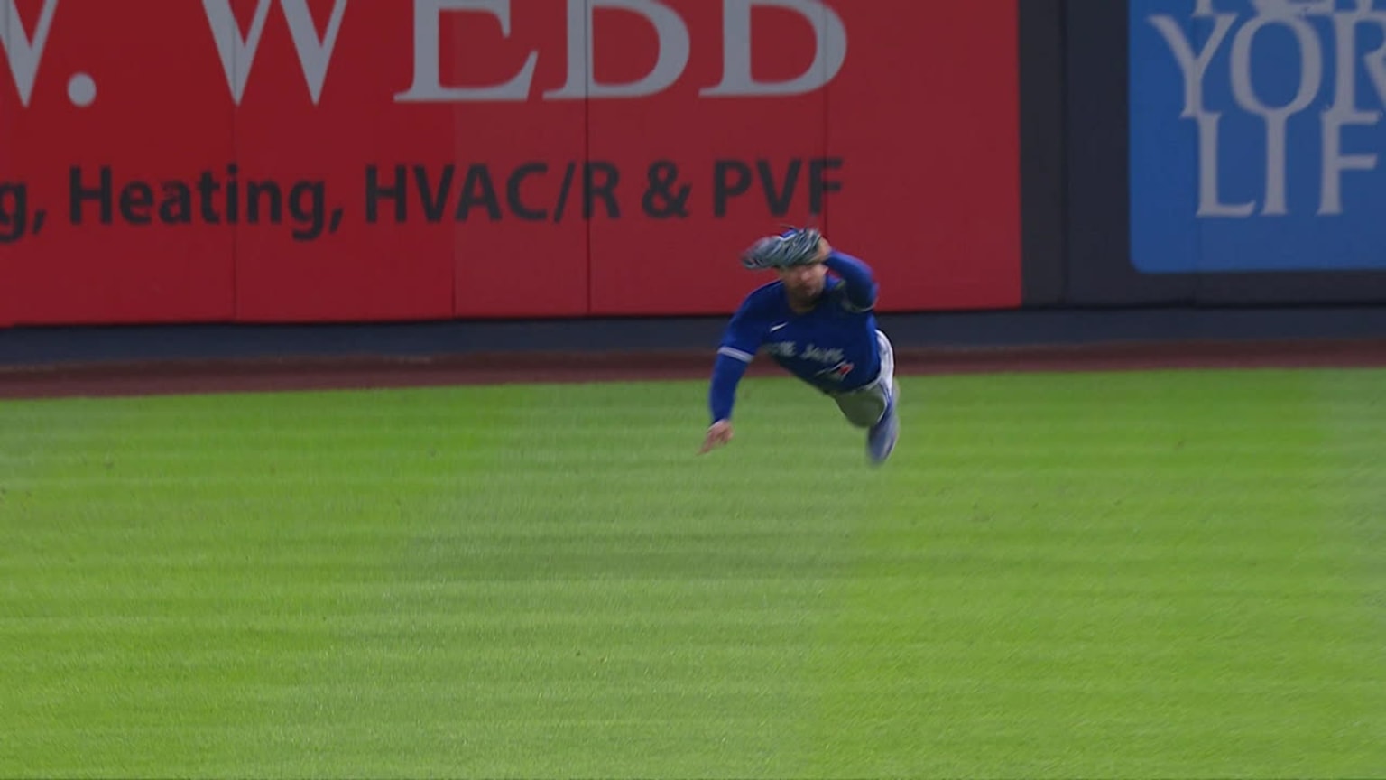 George Springer makes an incredible diving grab | 09/21/2023 | Toronto ...