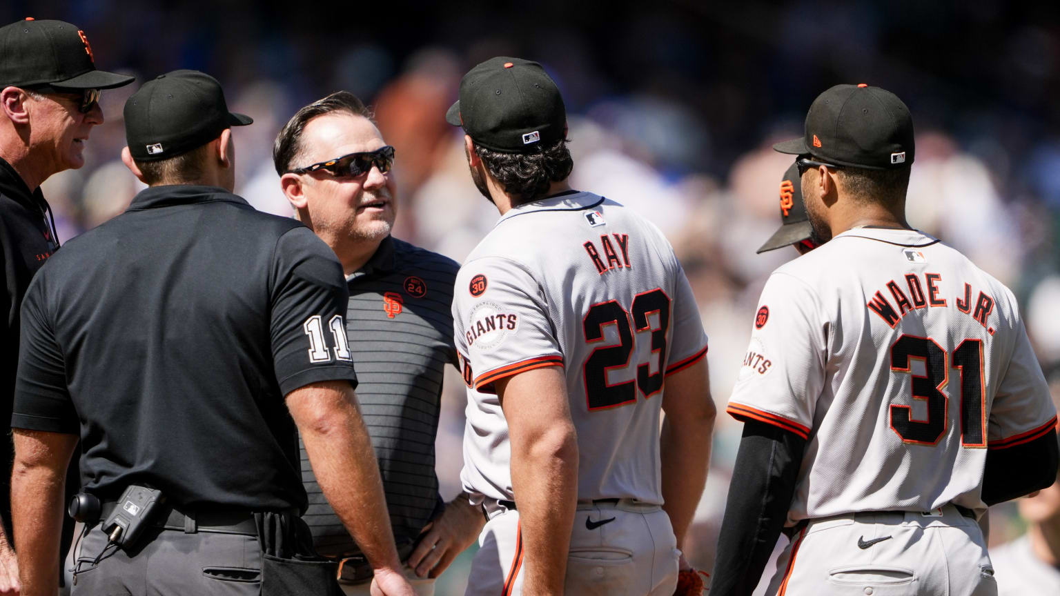 Robbie Ray leaves game with left hamstring tightness | 08/25/2024 | MLB.com