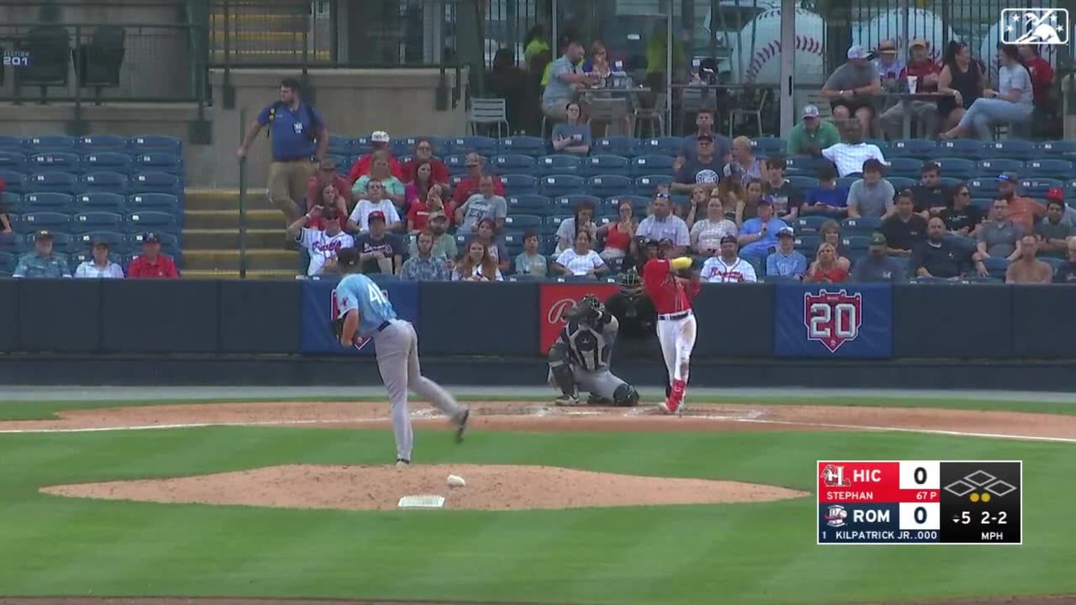 Josh Stephan records his fifth strikeout over five 06/08/2023