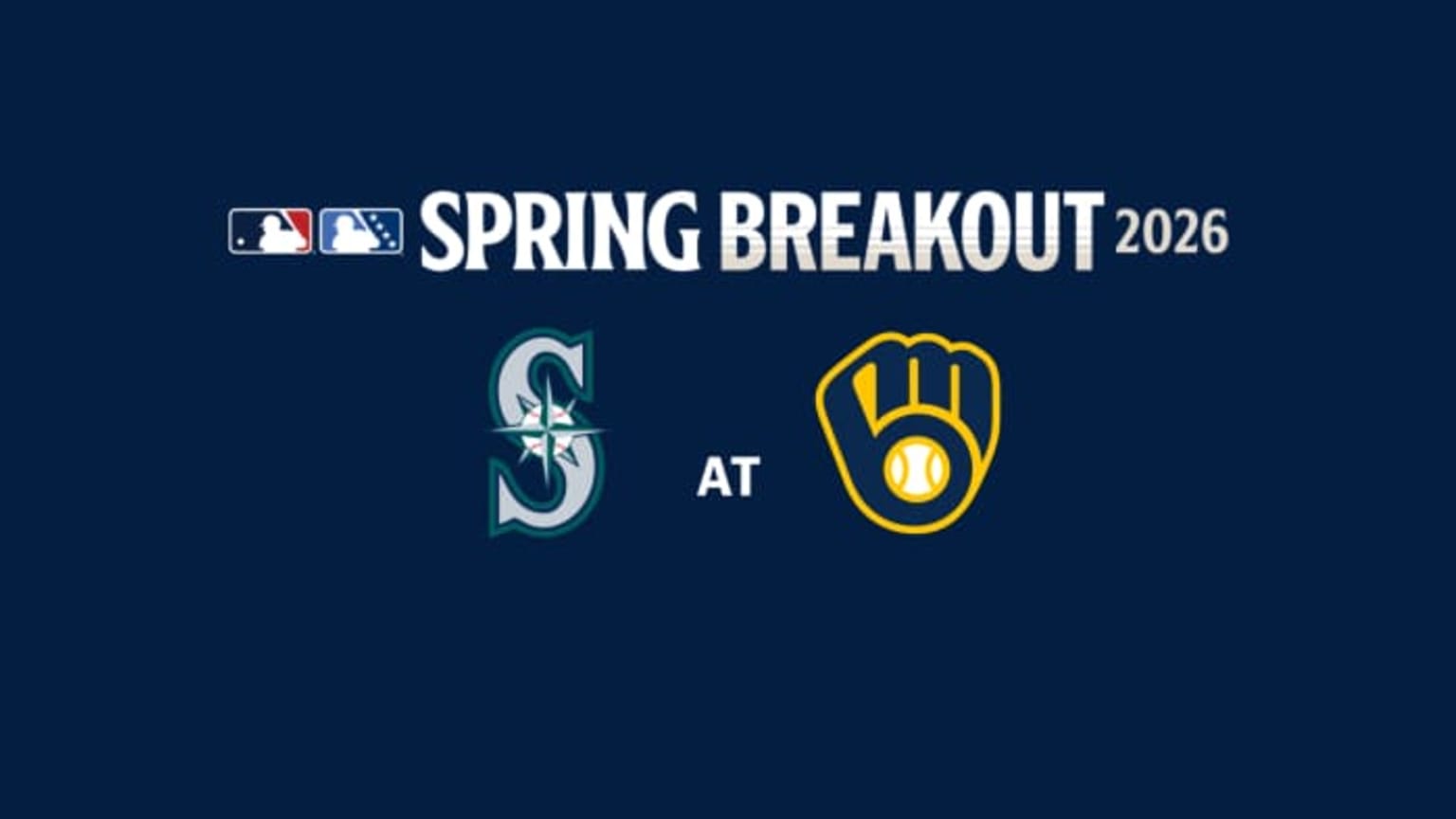 Condensed Game: Mariners vs. Brewers Spring Breakout | 03/20/2026 | MLB.com