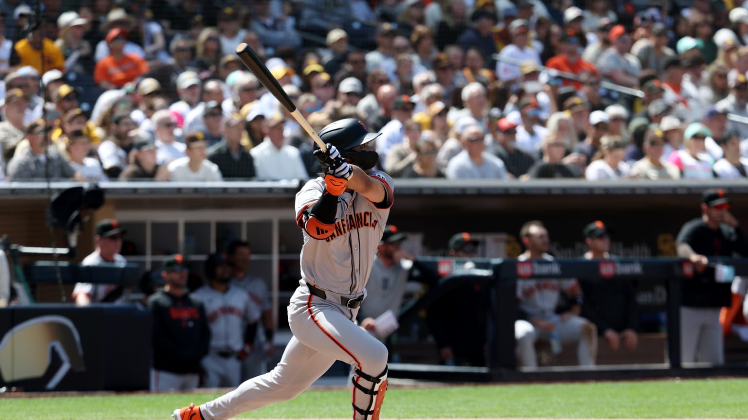 Jung Hoo Lee's first MLB hit 03/28/2024 San Francisco Giants