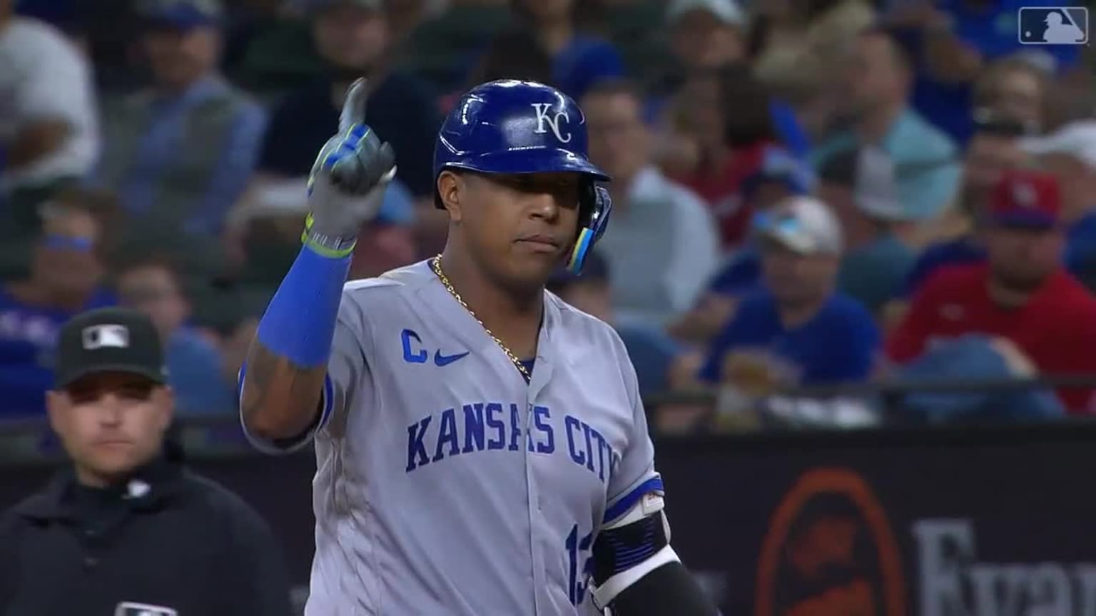 Salvador Perez's RBI single, 09/12/2023