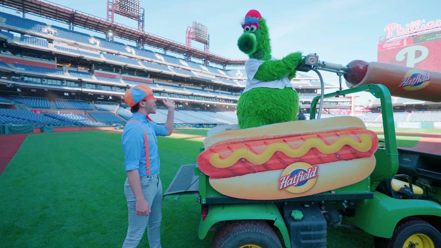 Blippi visits Citizen Bank Park 04/21/2023 Philadelphia Phillies