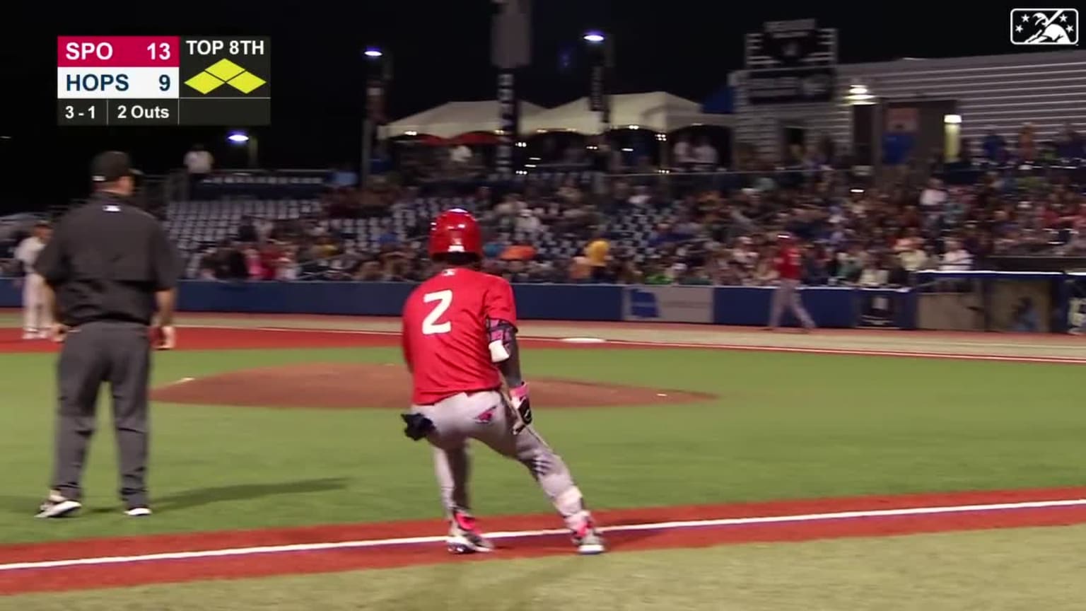 Adael Amador hits a bases clearing triple to right 06/11/2023