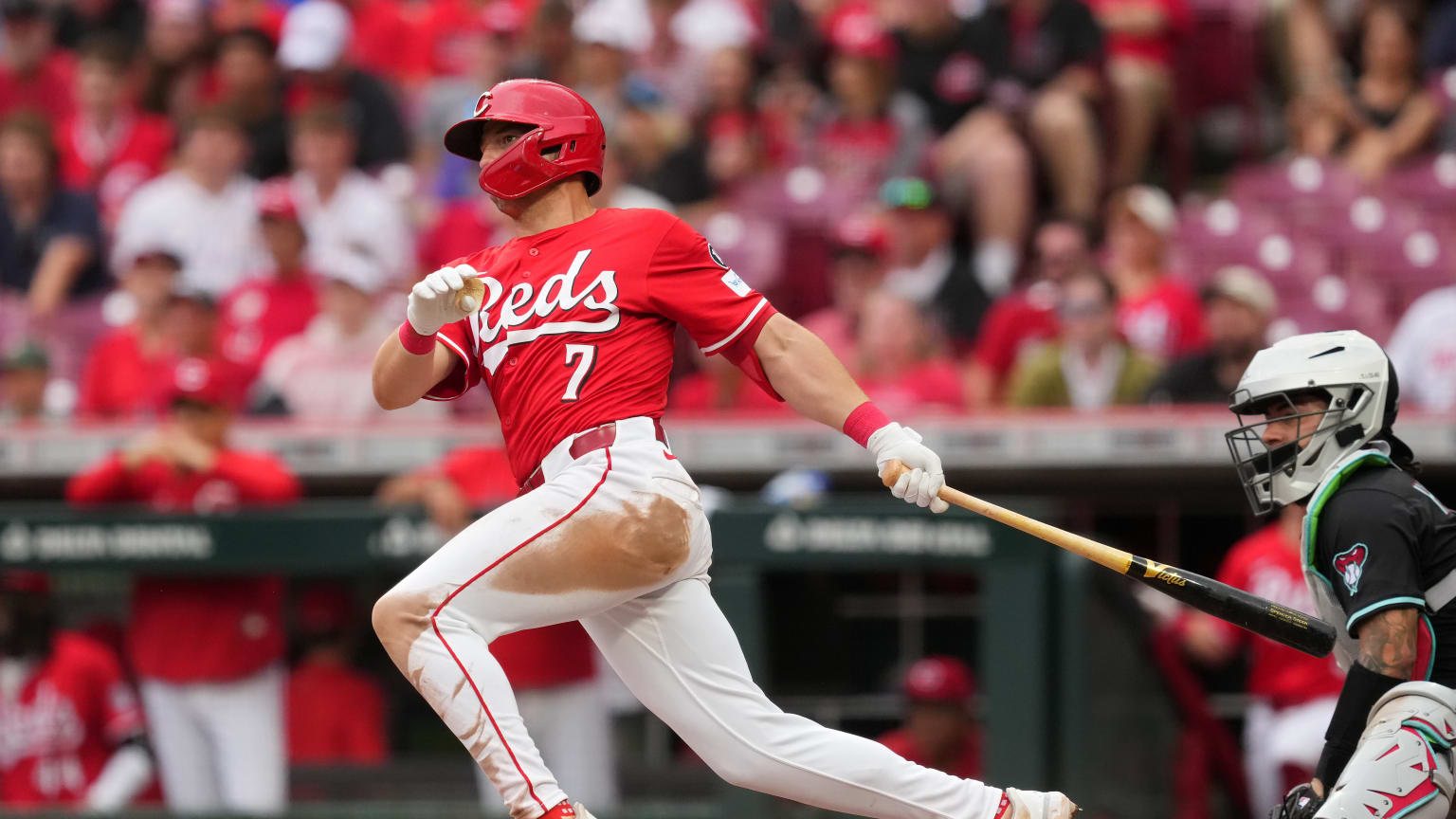 Spencer Steer pega hit remolcador en la 4ta | 07/06/2025 | Los Reds de ...