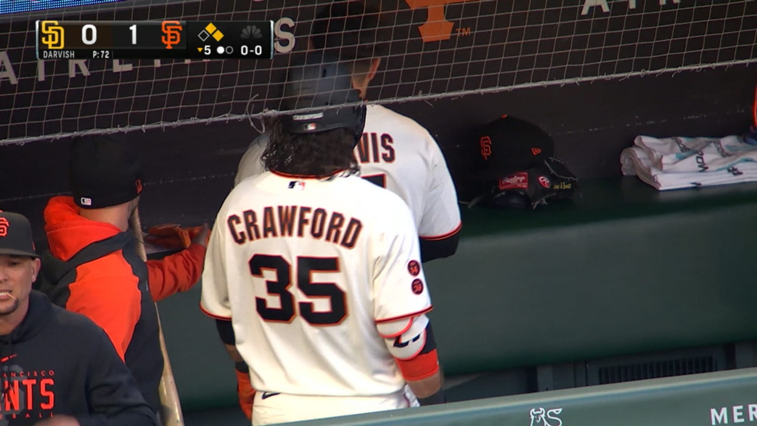 Brandon Crawford hits a RBI sac fly in the 5th inning | 06/21/2023 ...
