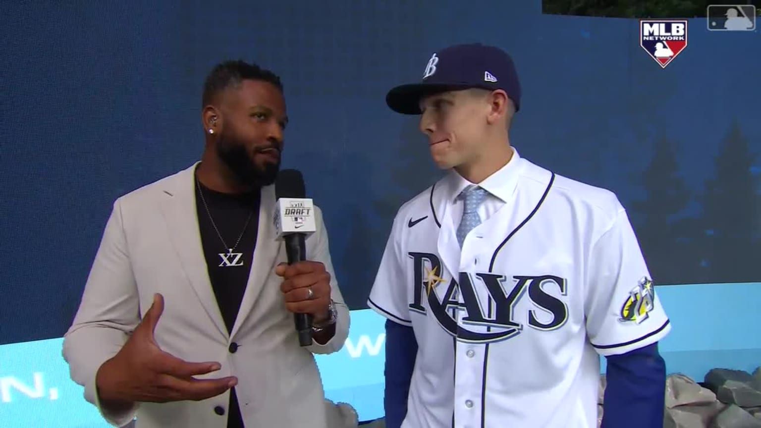 Taylor on being drafted No. 19 07/10/2023 Tampa Bay Rays