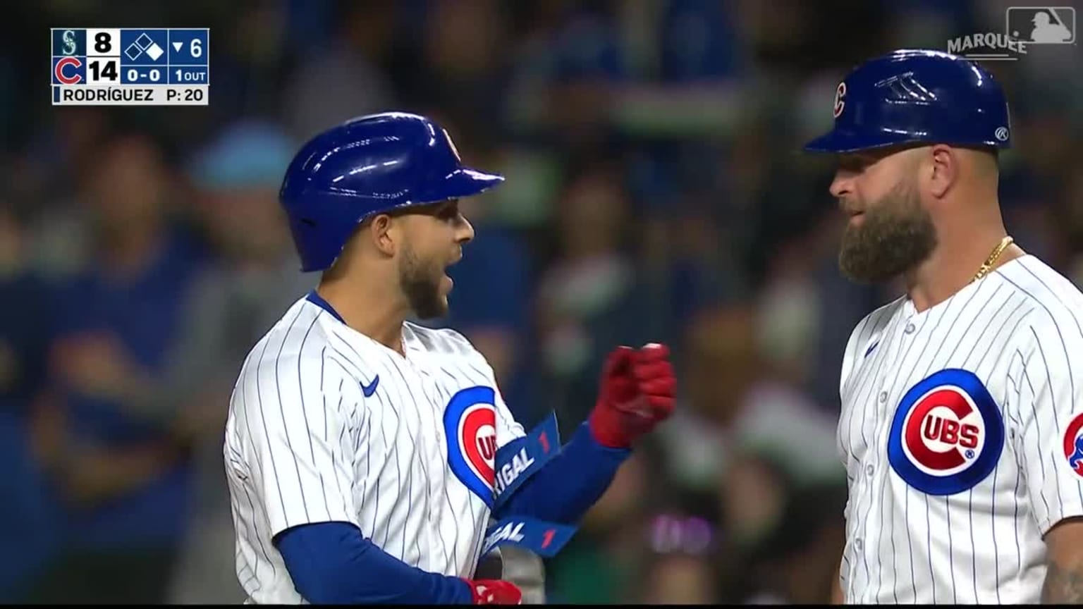 Nick Madrigal's RBI single 04/11/2023 Chicago Cubs
