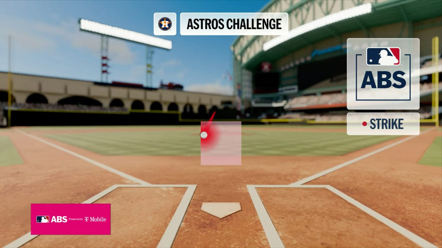 Ball 1 overturned to strike 1 after ABS challenge | 08/23/2026 ...