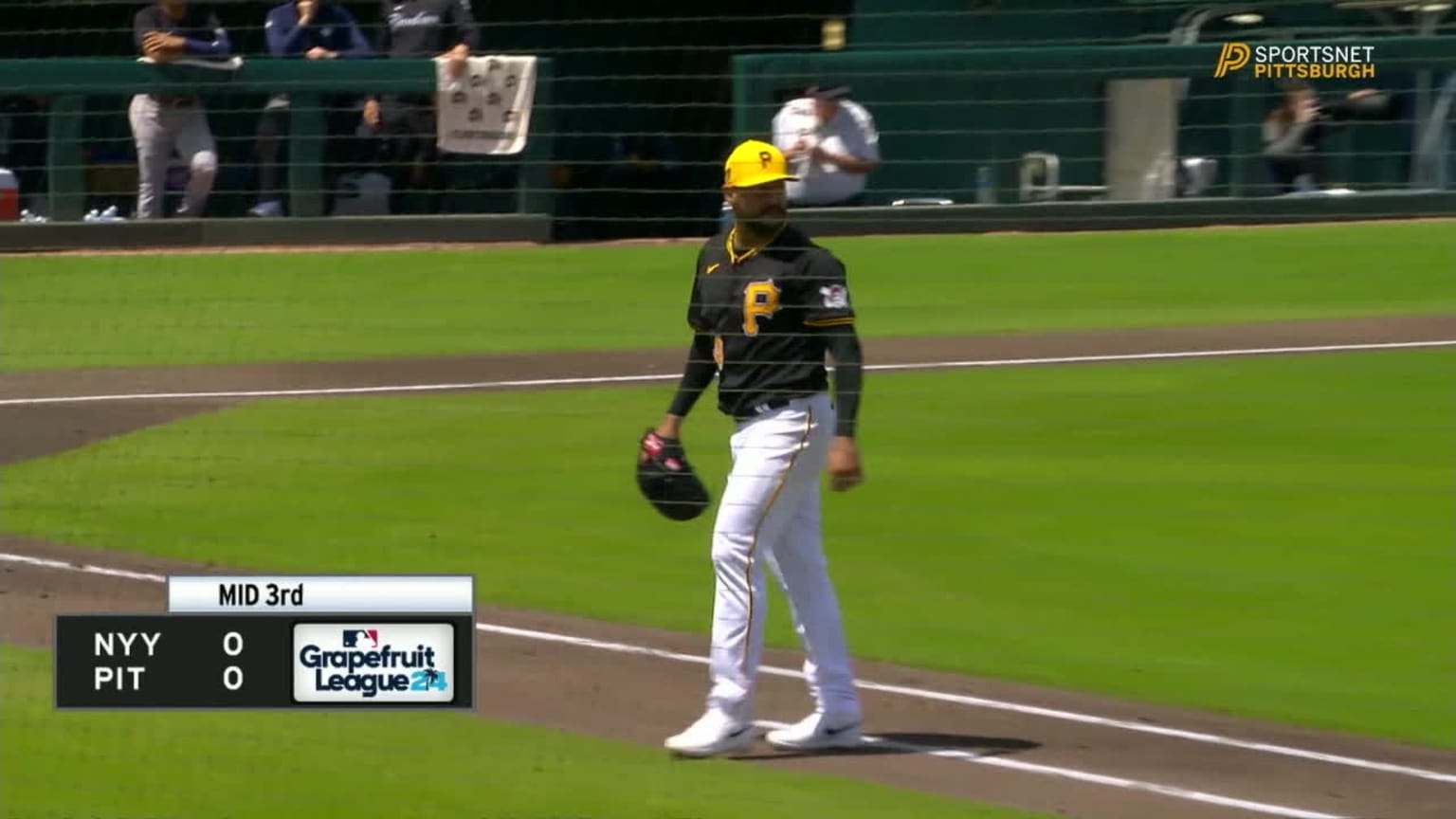 Martín Pérez's three strikeouts 03/24/2024 Pittsburgh Pirates