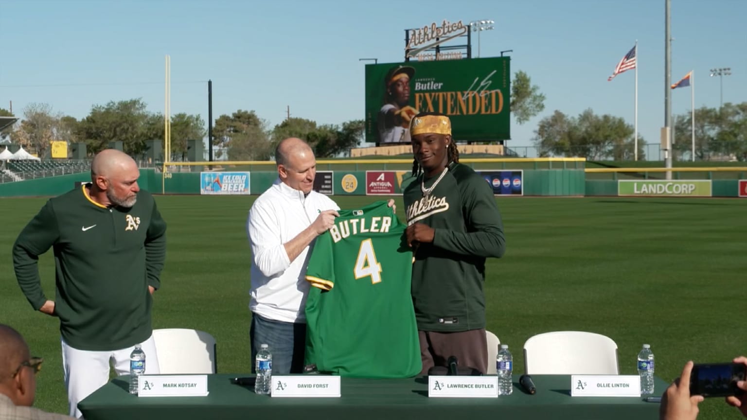 David Forst, Lawrence Butler on contract extension | 03/10/2025 | Athletics