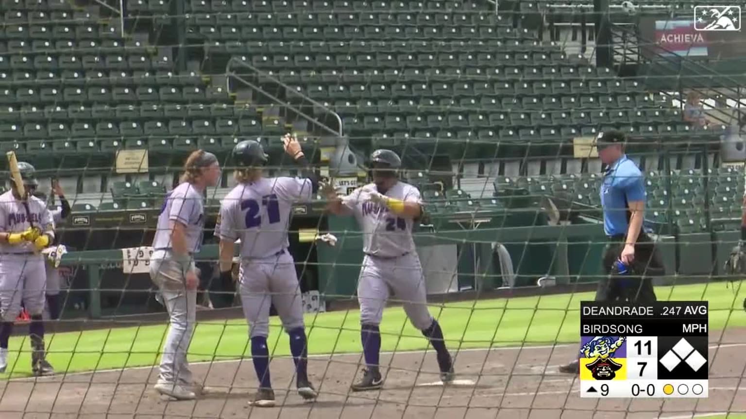 Ricardo Olivar crushes home run to leftcenter field 07/23/2023