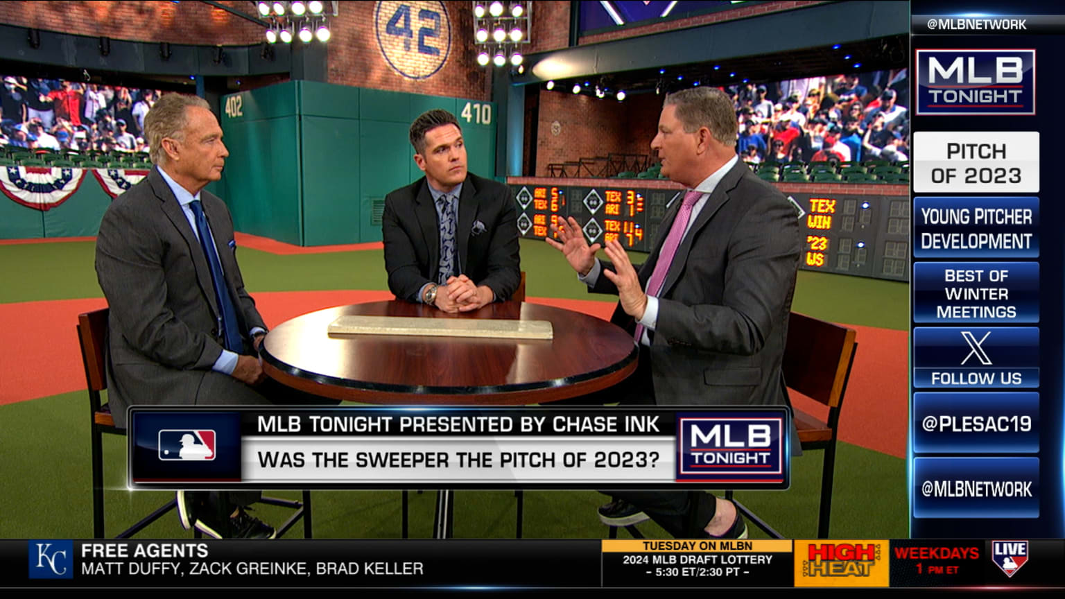 Guys talk pitching on MoundTable 12/01/2023