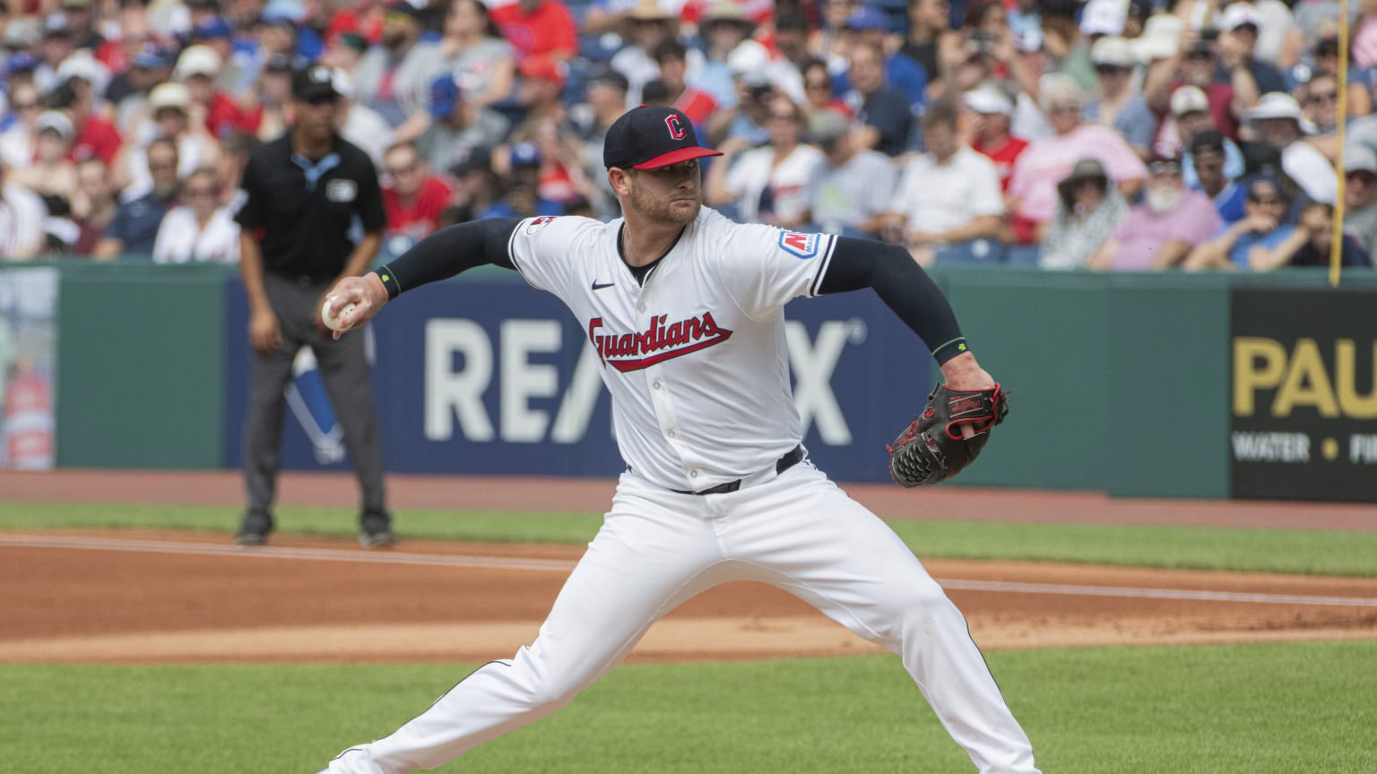 Ben Lively's four strikeouts 06/22/2024 Cleveland Guardians