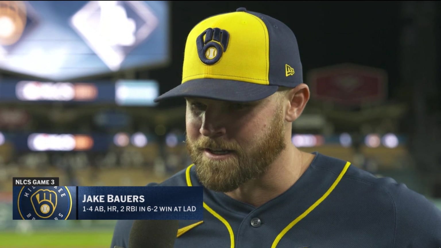 Jake Bauers discusses 11-pitch AB, clutch home run | 10/15/2026 ...