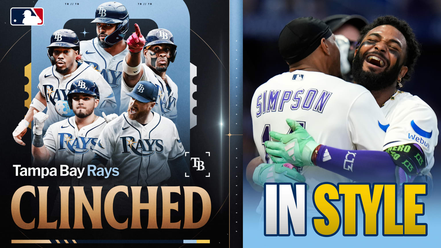 Rays clinch on Junior Caminero's walk-off home run! | 09/11/2026 | MLB.com