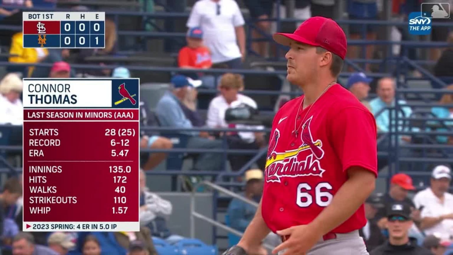 Connor Thomas keeps the Mets at bay 03/15/2023 Milwaukee Brewers