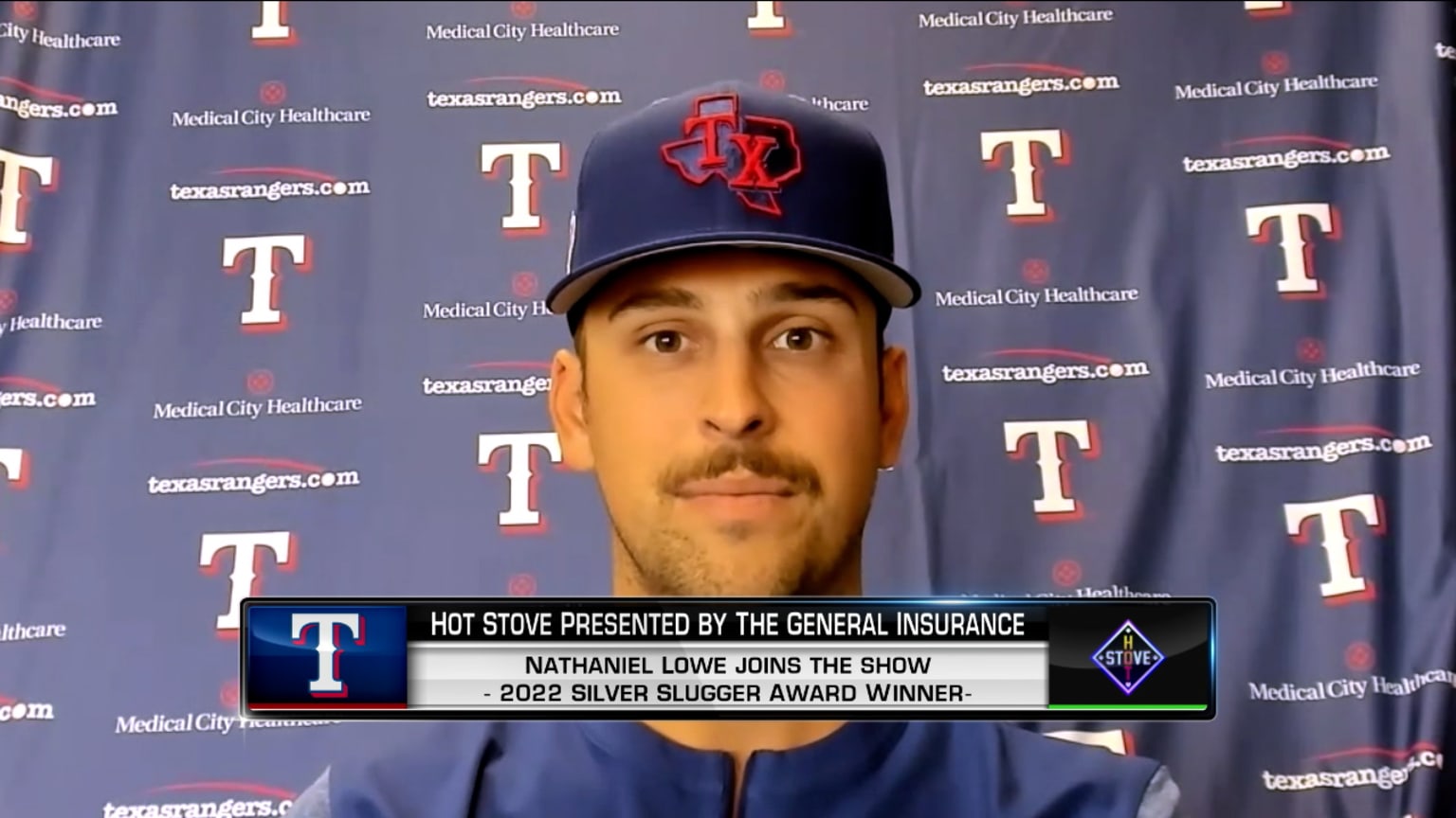 WATCH: Nathaniel Lowe Interview, interview, Texas Rangers
