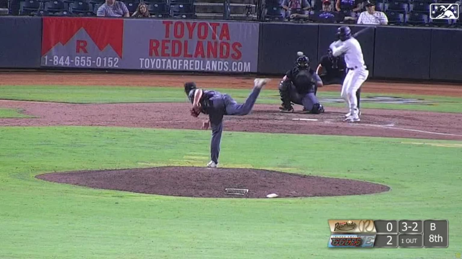 Denzer Guzman belts his sixth home run to left field 08/23/2023