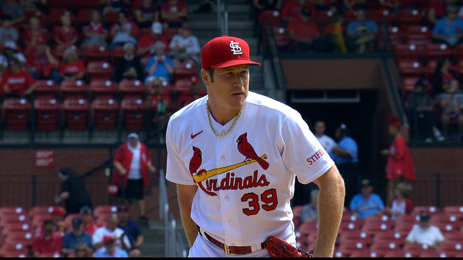 Miles Mikolas' five strikeouts, 05/23/2022