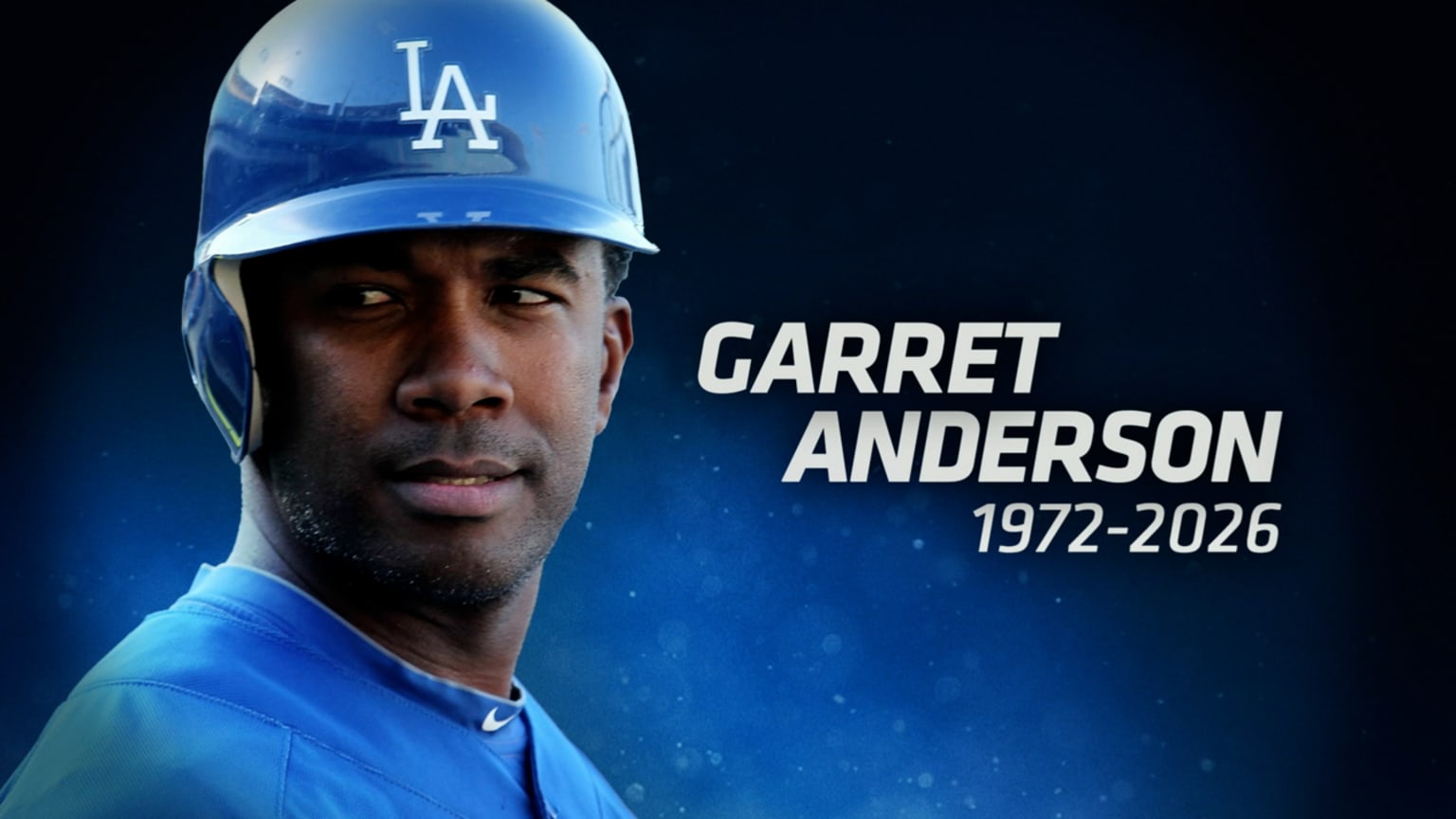 Dodgers broadcast pays respect to Garret Anderson | 04/17/2026 | Los ...
