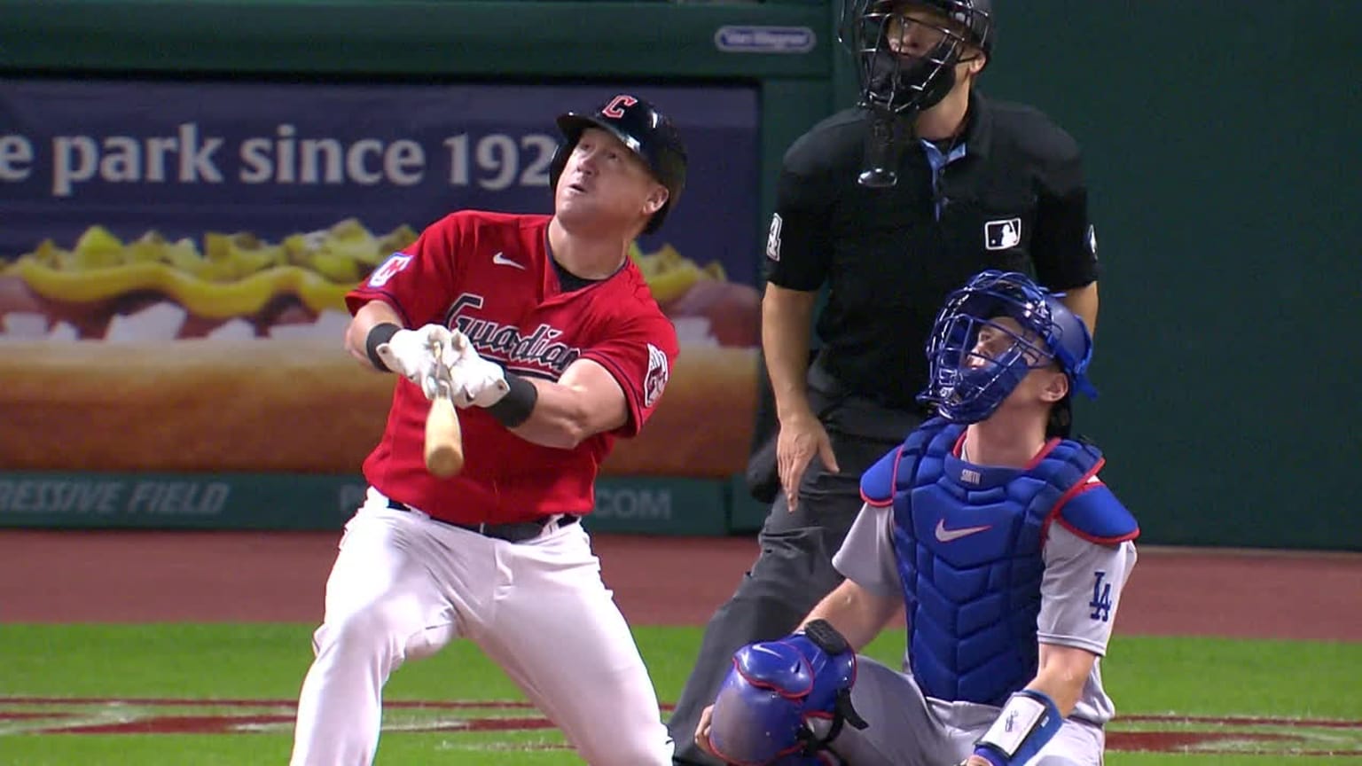 Highlight] Guardians youngster Kole Calhoun hits his first homer of the  year and raises his batting average to .333 : r/baseball